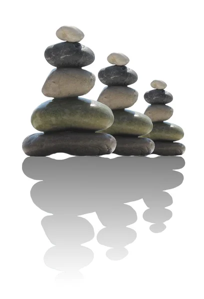 De stack van pebble stenen in zen concept — Stockfoto
