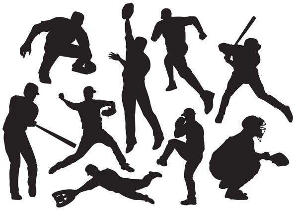 American football players silhouette Stock Vector Image by ©YurikswO ...