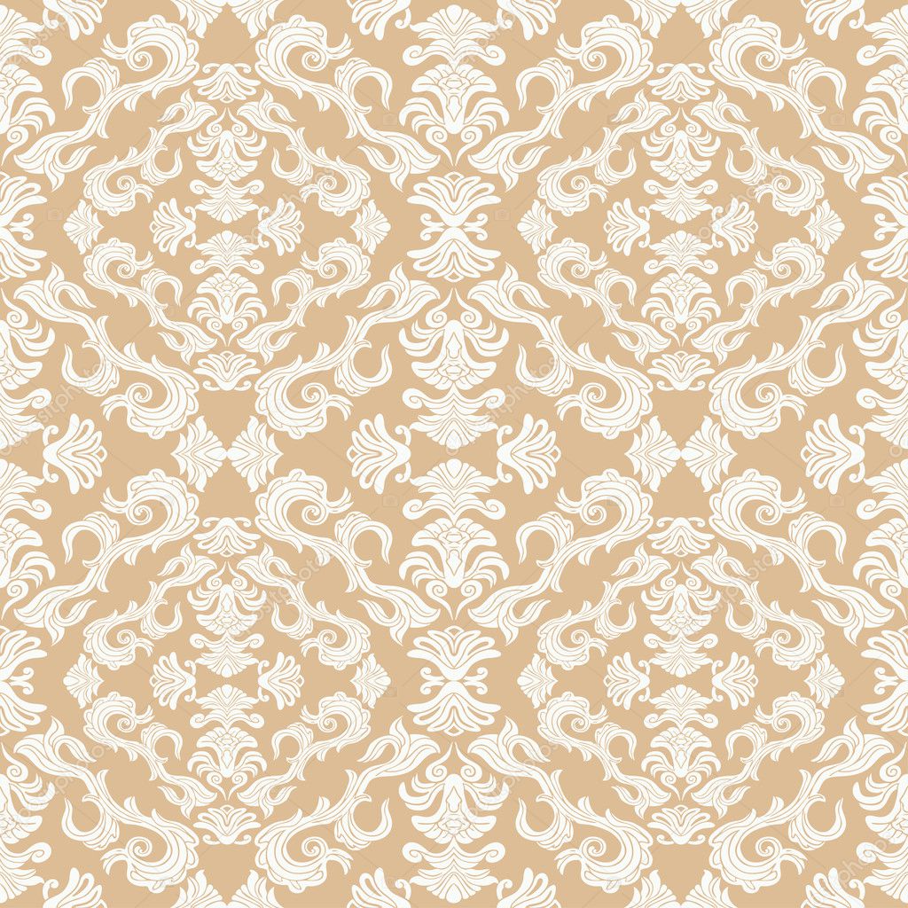 Abstract background, royal damask ornament, classic seamless pattern, rich vector wallpaper, luxury beautiful silk, floral fashion fabric, paisley, graphic ornaments for paper page template for design