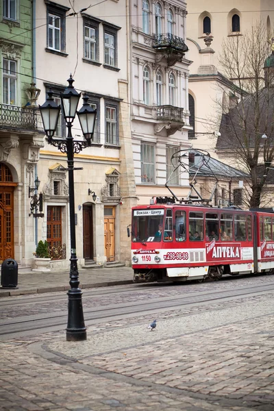 Lviv street, Ukraine — Stock Photo, Image