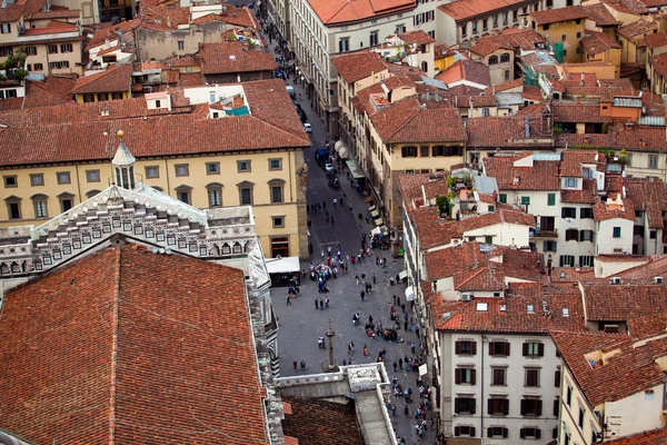 Firenze (Florence şehrin havadan görünümü) — Stok fotoğraf