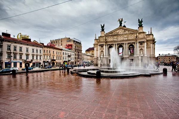 Opera-Lviv, Ukrajna — Stock Fotó