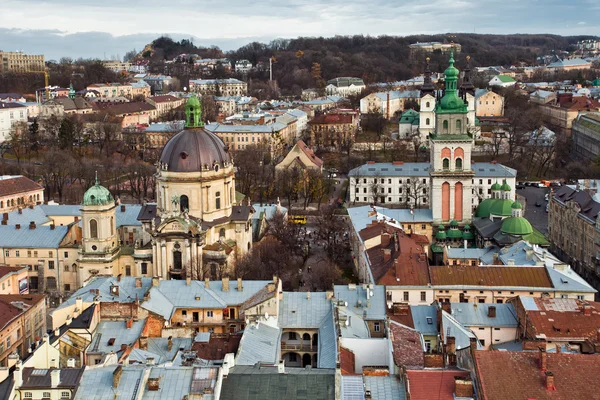Cidade Lviv na Ucrânia — Fotografia de Stock