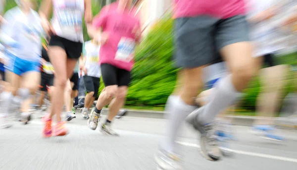 Runners at a race — Stock Photo, Image