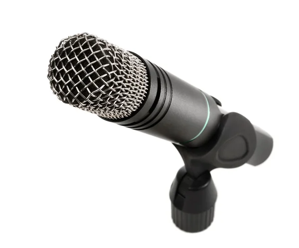 Mikrofon izolált fehér — Stock Fotó