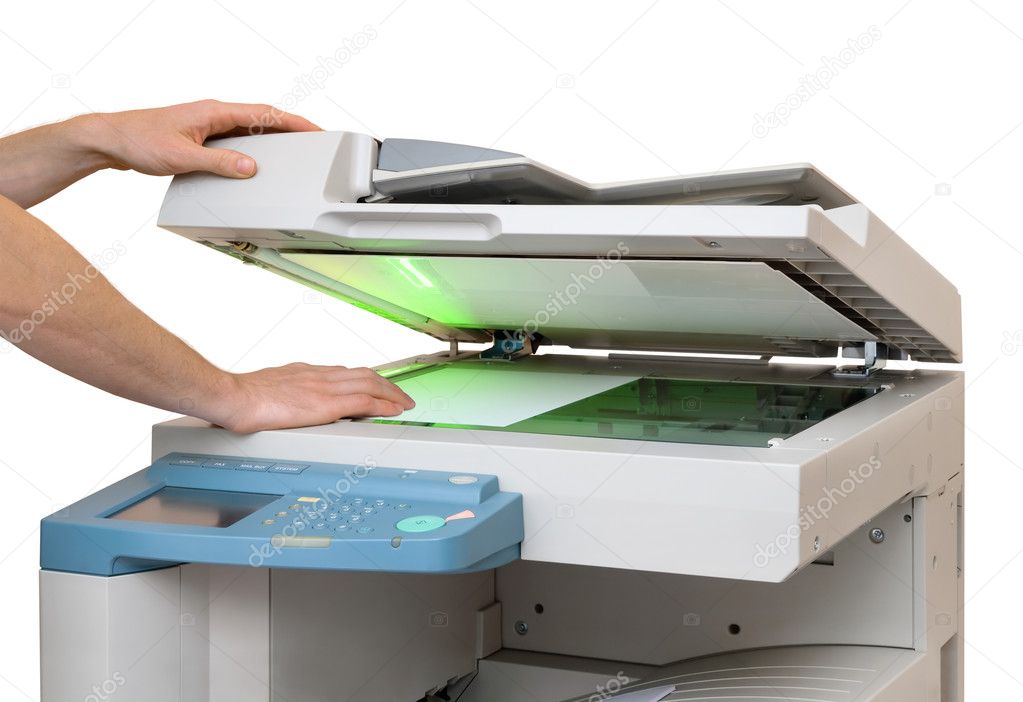 Working with a copier