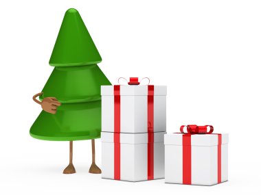 Noel ağacı ve hediyeler