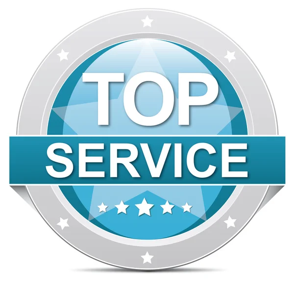 Top service knop — Stockvector