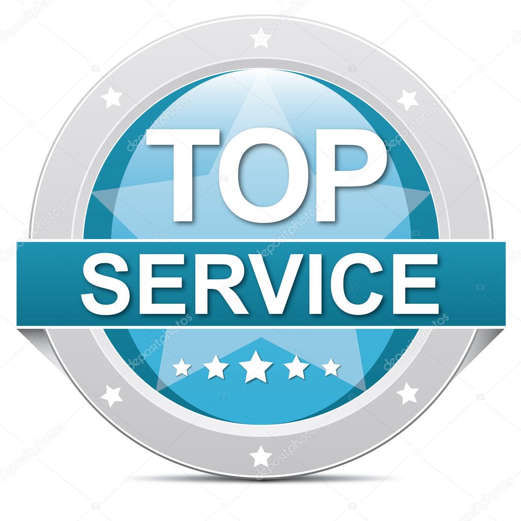 Top Service Button — Stock Vector © dariusl 12336913