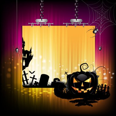 Halloween banner clipart