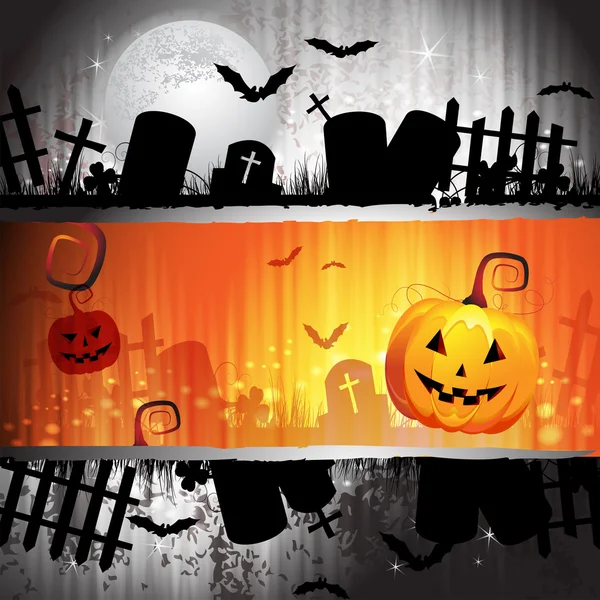 Diseño de tarjeta de Halloween — Archivo Imágenes Vectoriales
