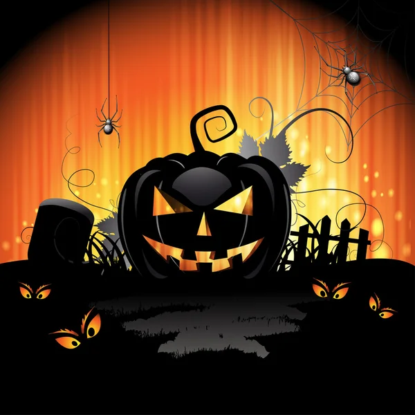 Halloweenpumpa — Stock vektor