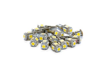 Diode light bulbs for car headlights clipart