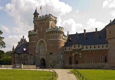 Gaasbeek Castle main entrance clipart