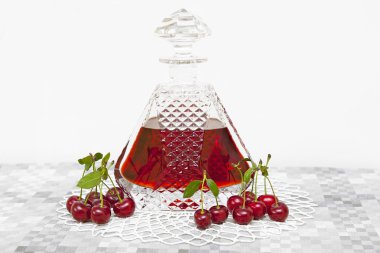 Cherry alcohol clipart