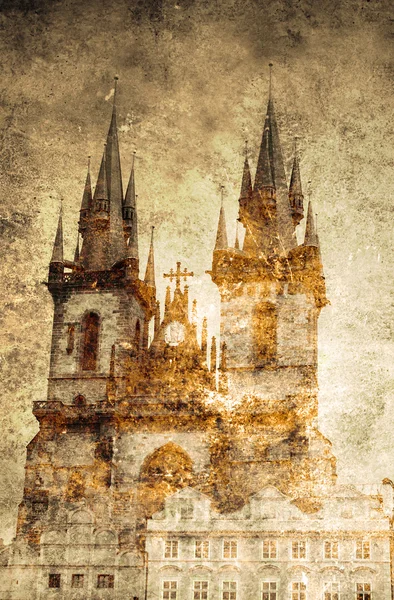 Prague church — Stock Photo, Image