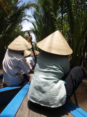 mekong Nehri kanal tekneleri