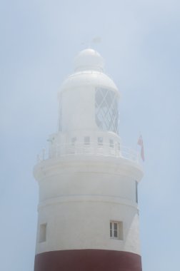 Cebelitarık lighthouse sis içinde