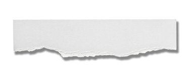 White paper ripped message background clipart