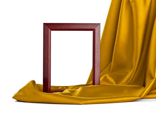 木枠と絹のカバー — ストック写真