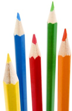 Color pencils new 2 clipart