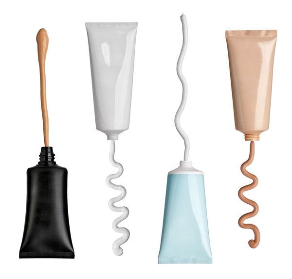 Косметика для гигиены красоты и жидкой порошковой трубки
