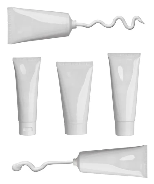 Beauty hygiene cream tube cosmetics — Stock Photo, Image
