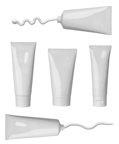 美容衛生クリーム チューブ化粧品 — ストック写真