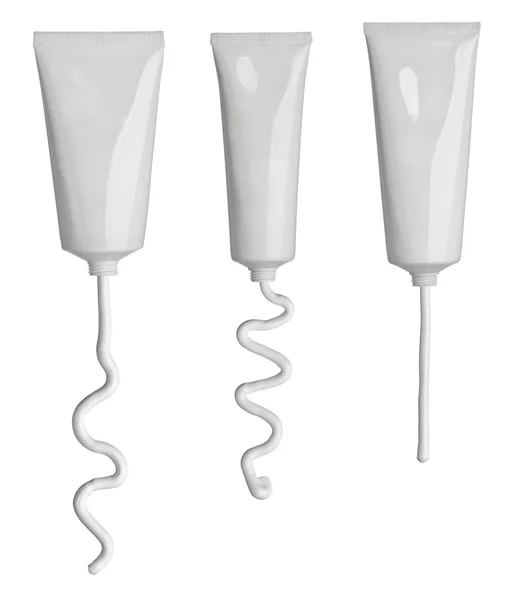 Beauty hygiene cream tube cosmetics — Stock Photo, Image
