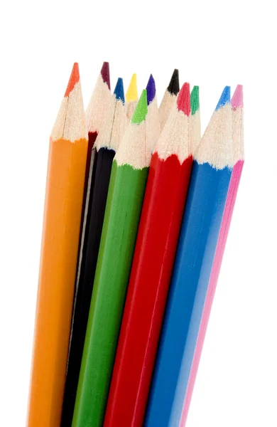 Renkli kalemler yeni 1 — Stok fotoğraf