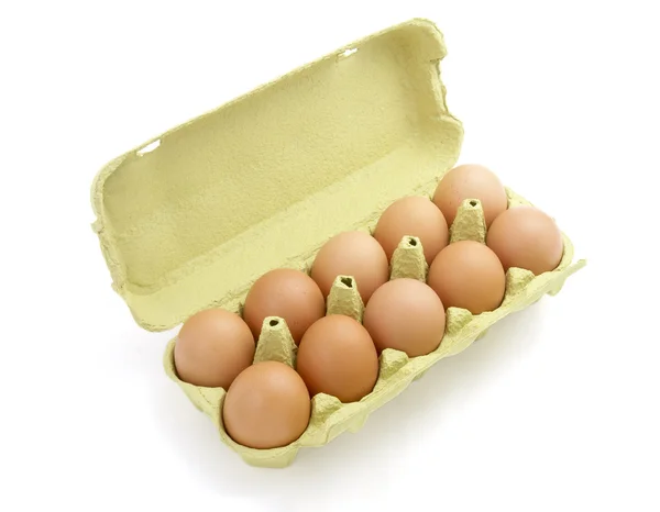 Яйца в корзине 1 — стоковое фото