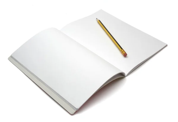 Notebook and pencil 1 — Stock Photo, Image