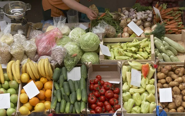 Gemüsemarkt neu — Stockfoto