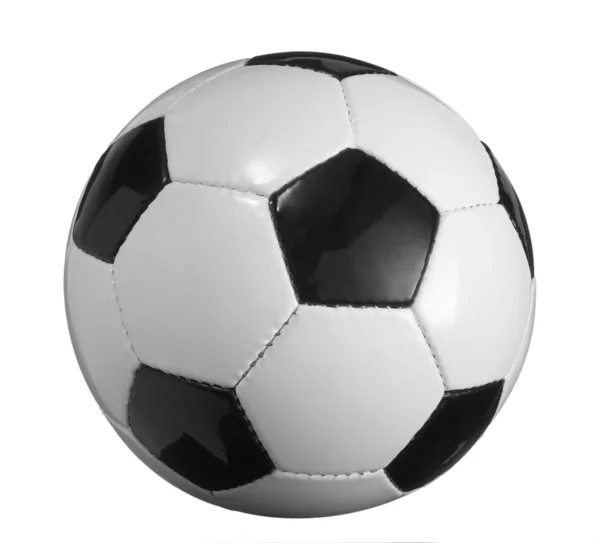 Новий футбольний м'яч — стокове фото