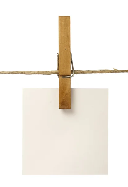 Clothespins és jegyzettömbök — Stock Fotó