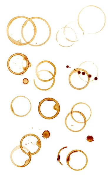 Coffee stains group — Stock Photo, Image