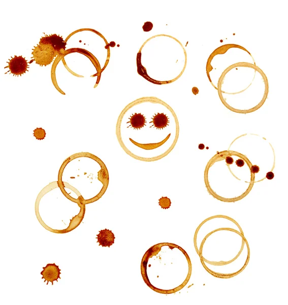 Coffee stains group — Stock Photo, Image
