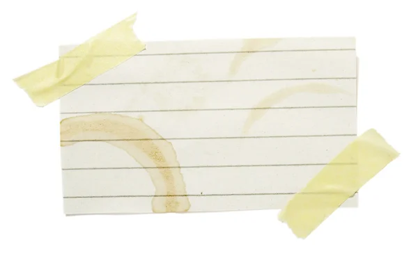 Notes with stains — Stock Photo, Image