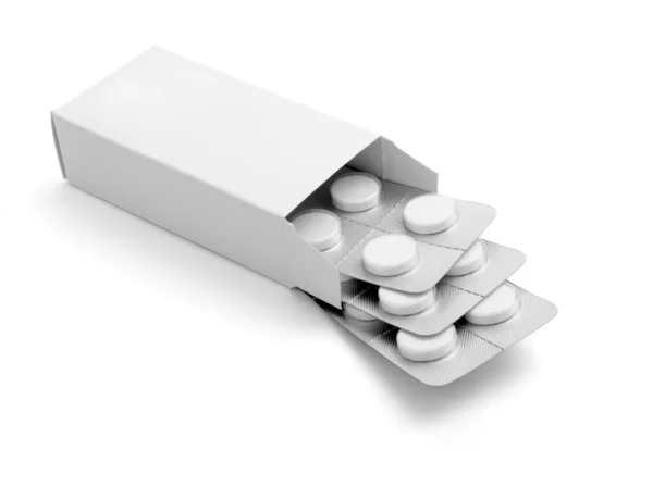 Tablets package medicine — Stock Photo, Image