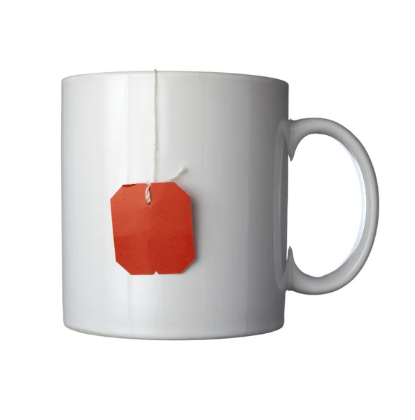 白のコーヒーと紅茶のカップ — ストック写真