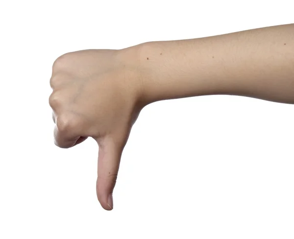 Ręką gest język ciała — Zdjęcie stockowe
