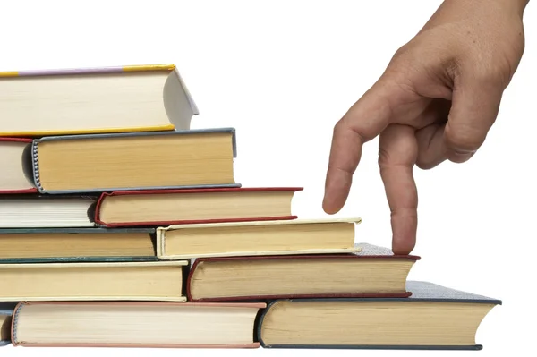 Education books stack — Stock Photo, Image