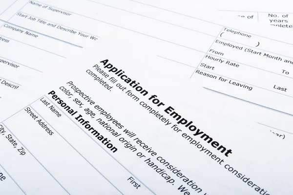 Employment application job — Stock Photo, Image