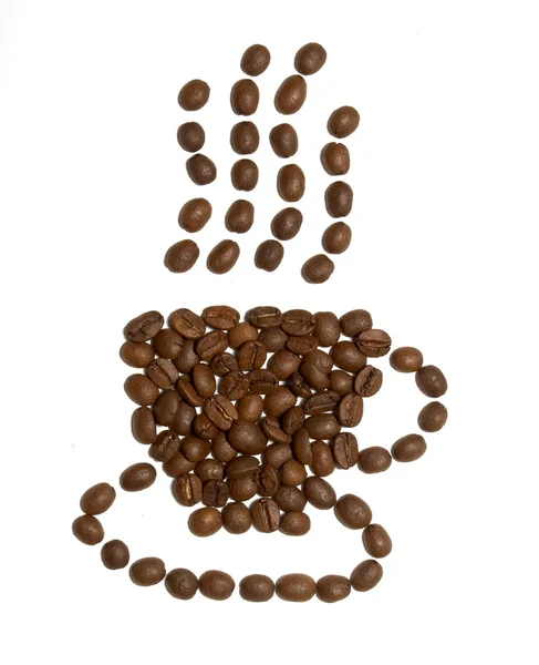 Kahve çekirdeği tasarımı — Stok fotoğraf