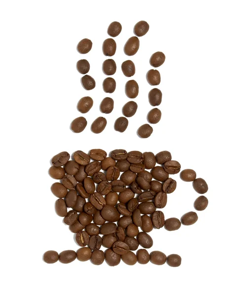 Кофе-бобы дизайн — стоковое фото