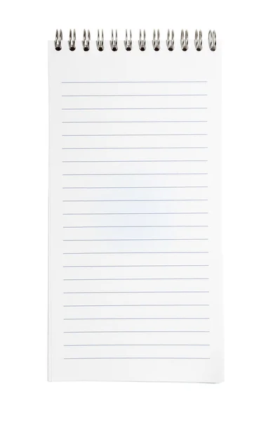 Notebook escritório em branco — Fotografia de Stock