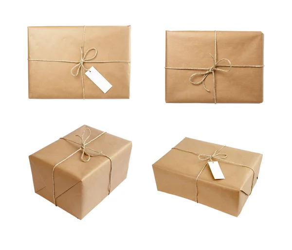 Box paketet wrap group — Stockfoto