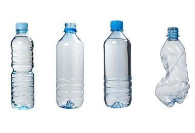 Plastik şişeleri çöp atık ekoloji