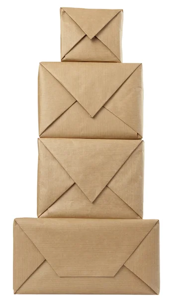 Kutu paket sarma — Stok fotoğraf