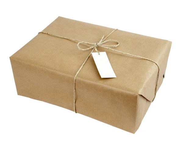 Box paketet wrap — Stockfoto